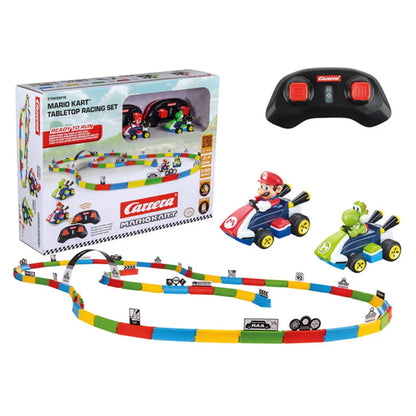 Carrera Mario Kart Tabletop Racing Set & Mini RC Mario Gold Edition