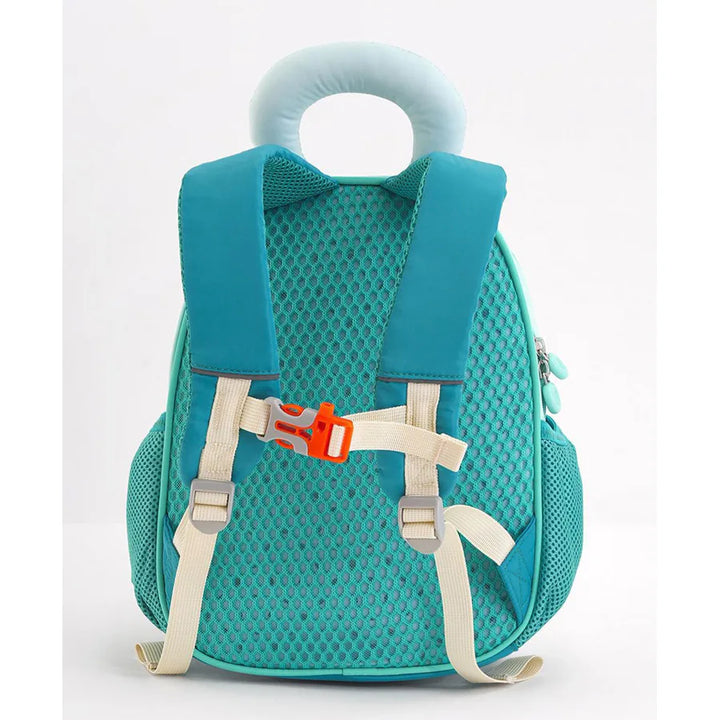 Bonfino Leaves Themed School Bag 12"(Green)