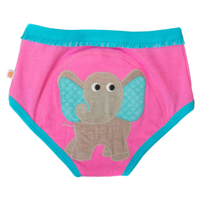 Zoocchini 3 Piece Organic Potty Training Pants 2T/3T Girls (Zoo Friends)