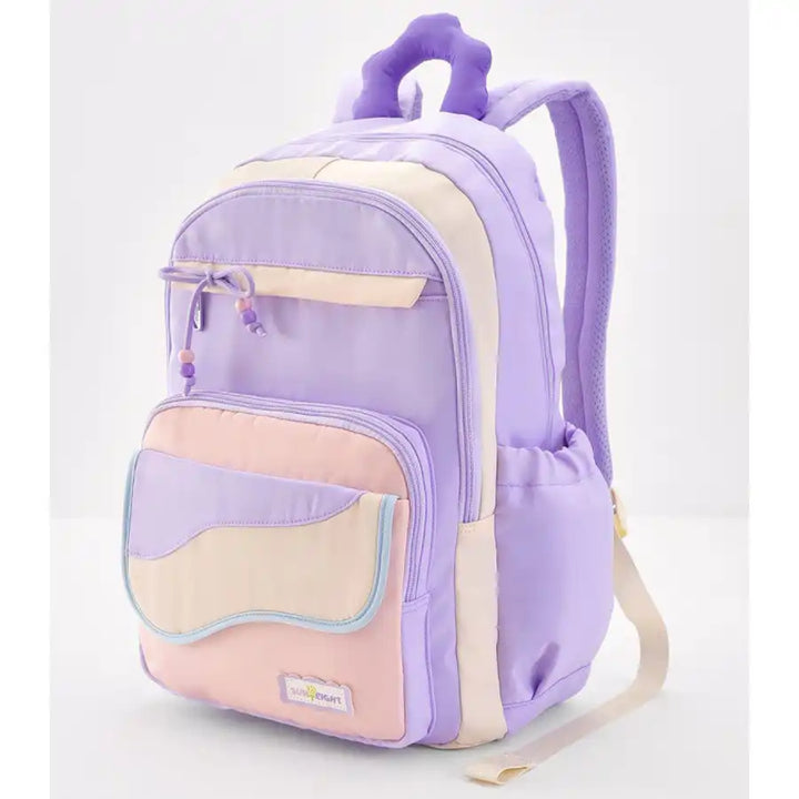 Bonfino School Bag Spacious Compartments 19"(Purple)
