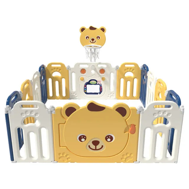 Little Angel Kids Playpen (Yellow) - 163 x 163 x 65 cm