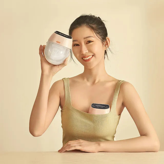 Blooming Blossom - Wearable All-in-One Breast Pump 200ml (Pink)
