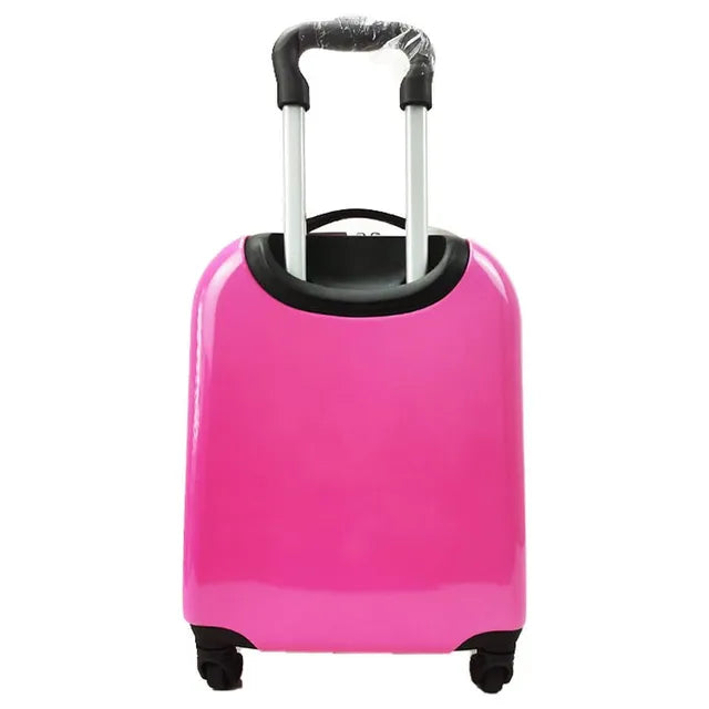 Re-Flection - Kids Printed Luggage Trolley Bag 41cm (Pink)