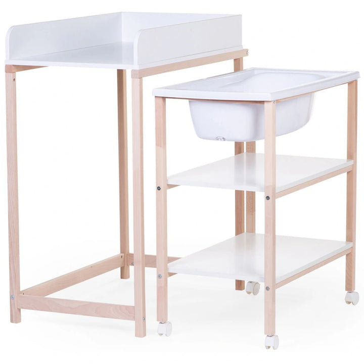 Childhome Changing Table + Bath + Wheels