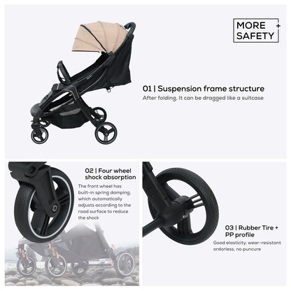 Nurtur Luce Baby/Kids Stroller (Sand)