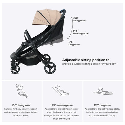 Nurtur Luce Baby/Kids Stroller (Sand)