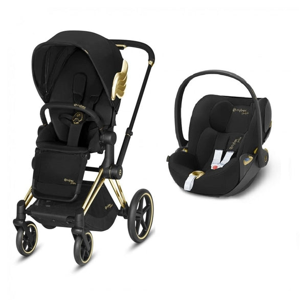 Cybex Priam JS Wings RBAS Stroller Travel System with Carry Cot & Clou –