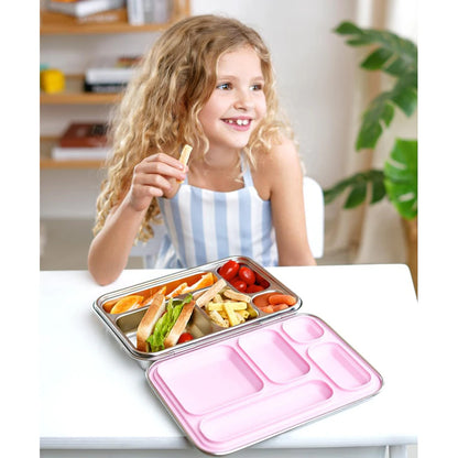 Bonfino Stainless Steel Bento Lunch Box 895ml (Grey)