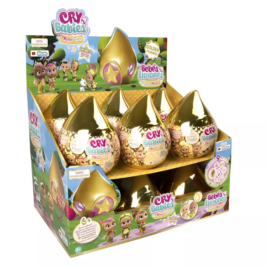 مجموعة عرض ألعاب IMC Toys Cry Babies Magic Tears الإصدار الذهبي (عبوة من 12 قطعة) مجموعة عرض ألعاب IMC Toys Cry Babies Magic Tears الإصدار الذهبي (عبوة من 12 قطعة)