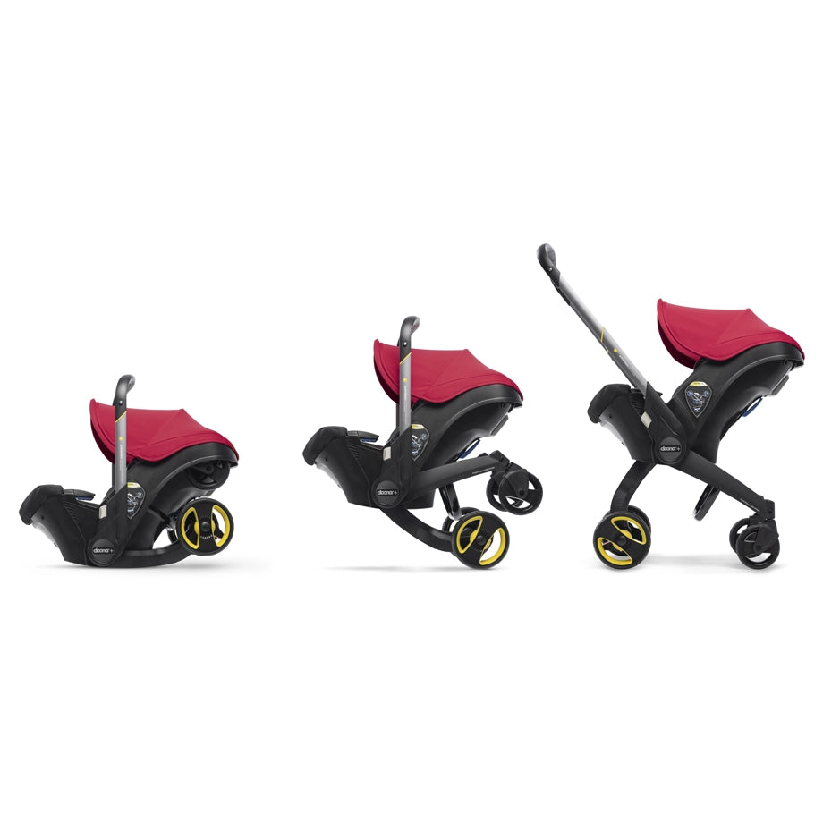 Doona+ Infant Car Seat & Stroller (Flame Red)