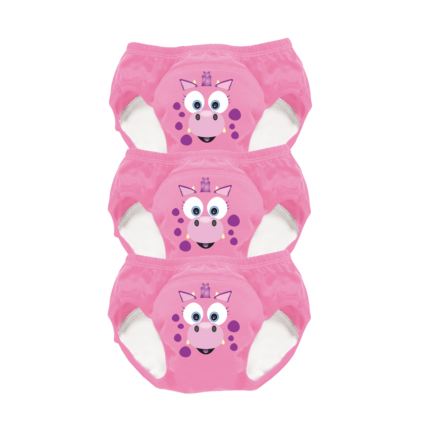 My Little Training Pants (Pack of 3) - Pink Dragon