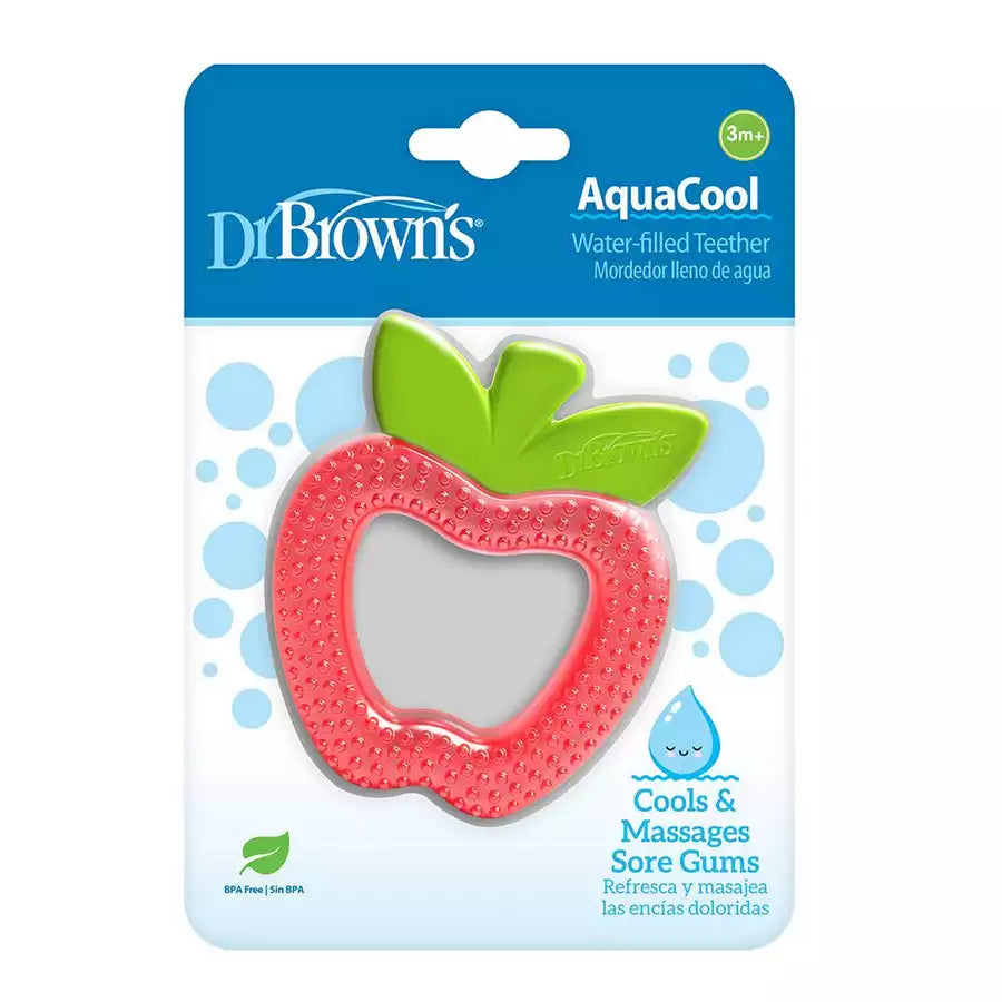 عضاضة AquaCool المملوءة بالماء من Dr. Brown's - تفاحة عضاضة AquaCool المملوءة بالماء من Dr. Brown's - تفاحة