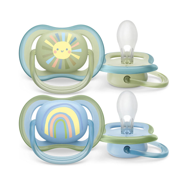 Philips Avent Ultra Air Pacifier Boy Pack of 2 (0-6m) - SCF085/58