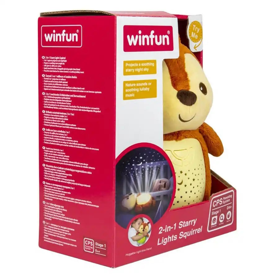 Winfun 2-In-1 Starry Lights Squirrel