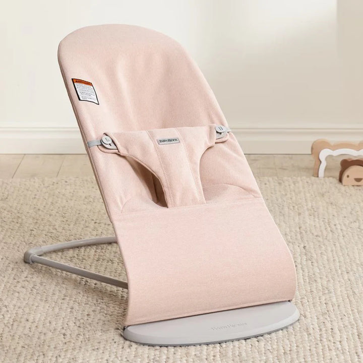 BabyBjörn Bouncer Bliss Woven (Light Pink Mélange)