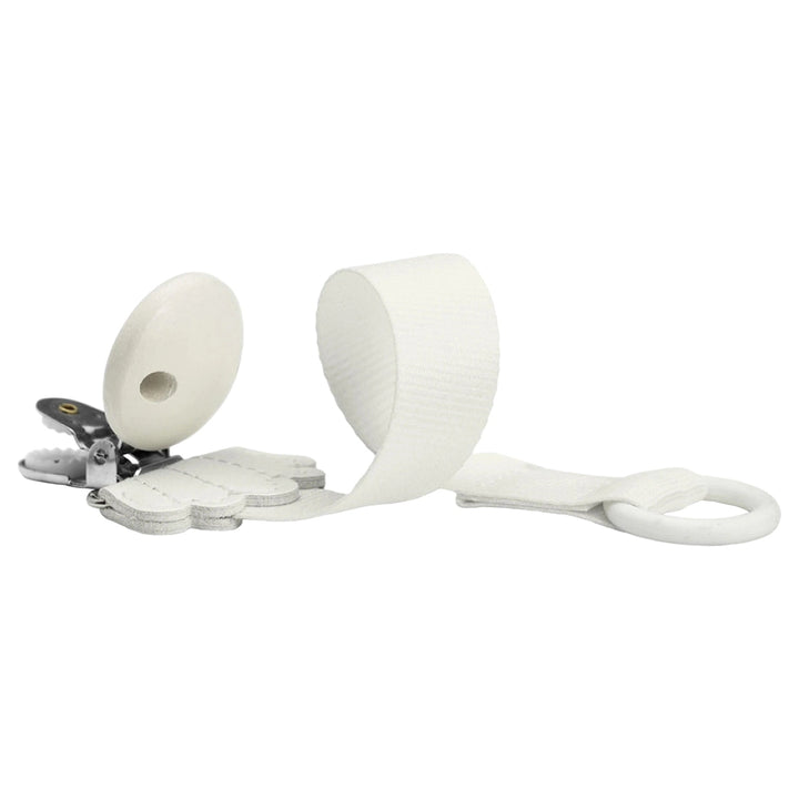 Elodie Details Pacifier Clip Wood (Vanilla White)