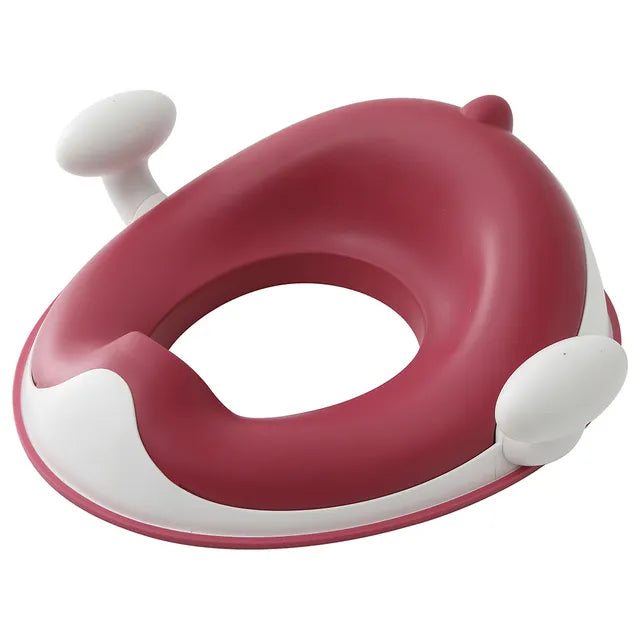 Little Angel Baby Potty Training Toilet Seat For Toddlers (Maroon)