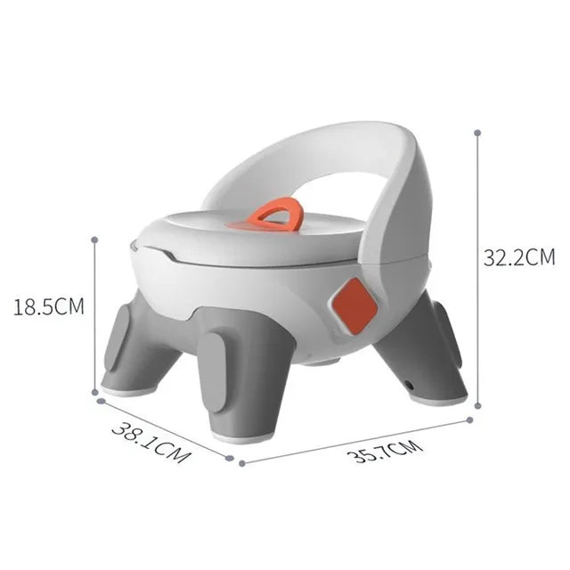 Little Angel Baby Potty Trainer Chair (White)