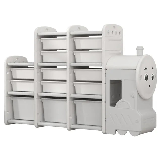 Little Angel Toys Organizers & Multi Storage Rack (Grey)