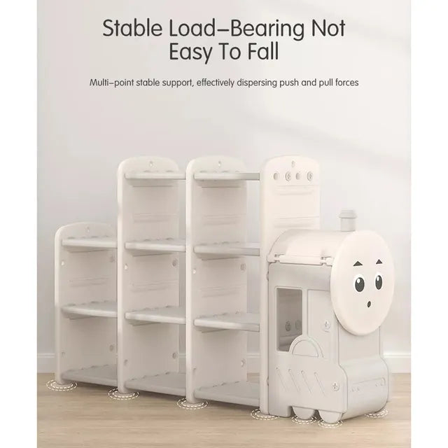 Little Angel Toys Organizers & Multi Storage Rack (Grey)