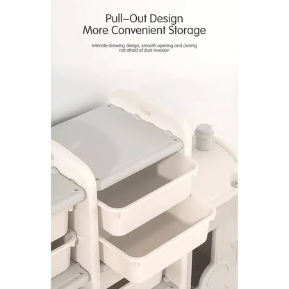 Little Angel Toys Organizers & Multi Storage Rack (Grey)