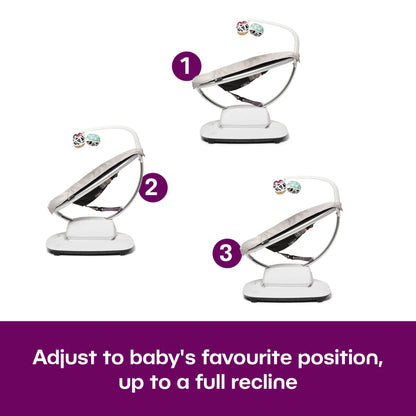 4Moms Mamaroo 5 Multi-Motion Baby Swing (Sage) + Newborn Insert