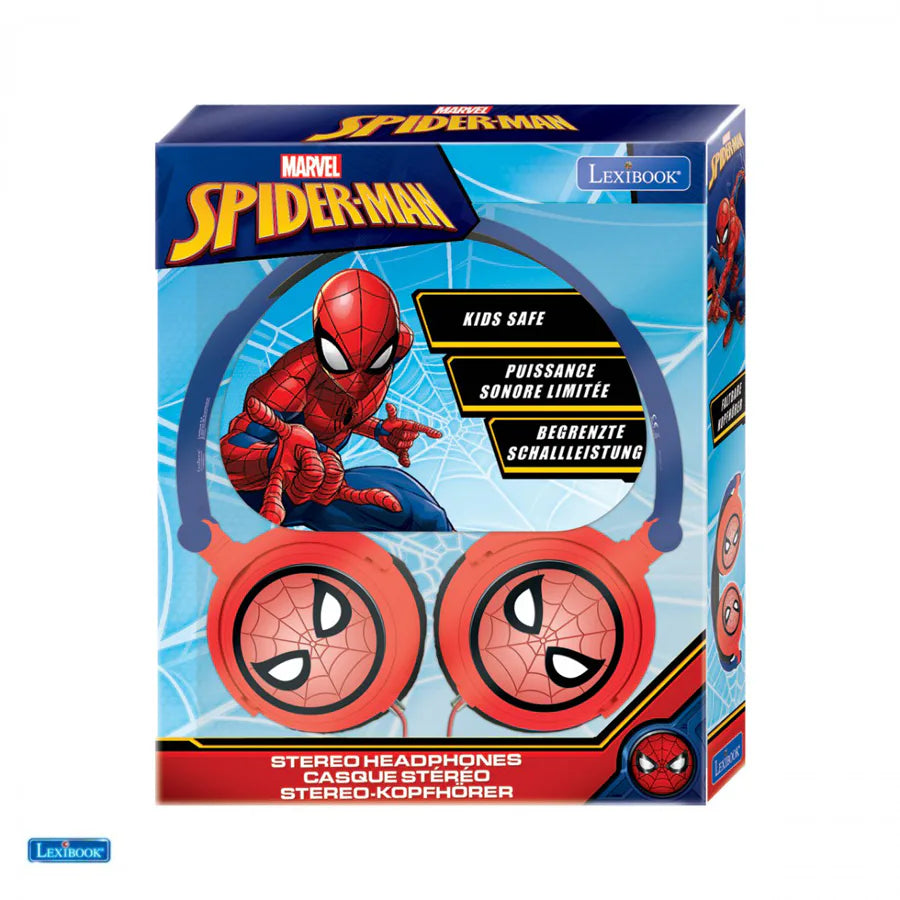Lexibook Spider Man Stereo Wired Foldable Headphone Lexibook Spider Man Stereo Wired Foldable Headphone