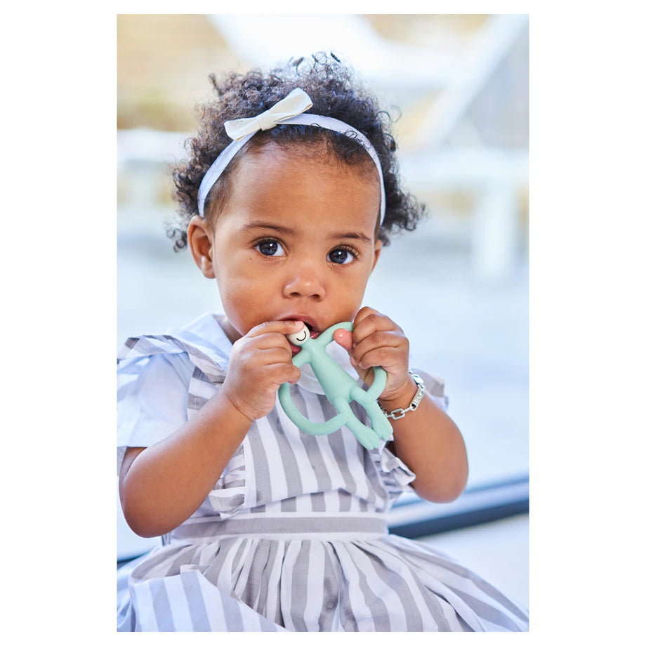 Matchstick Monkey Teething Toy (Mint Green)