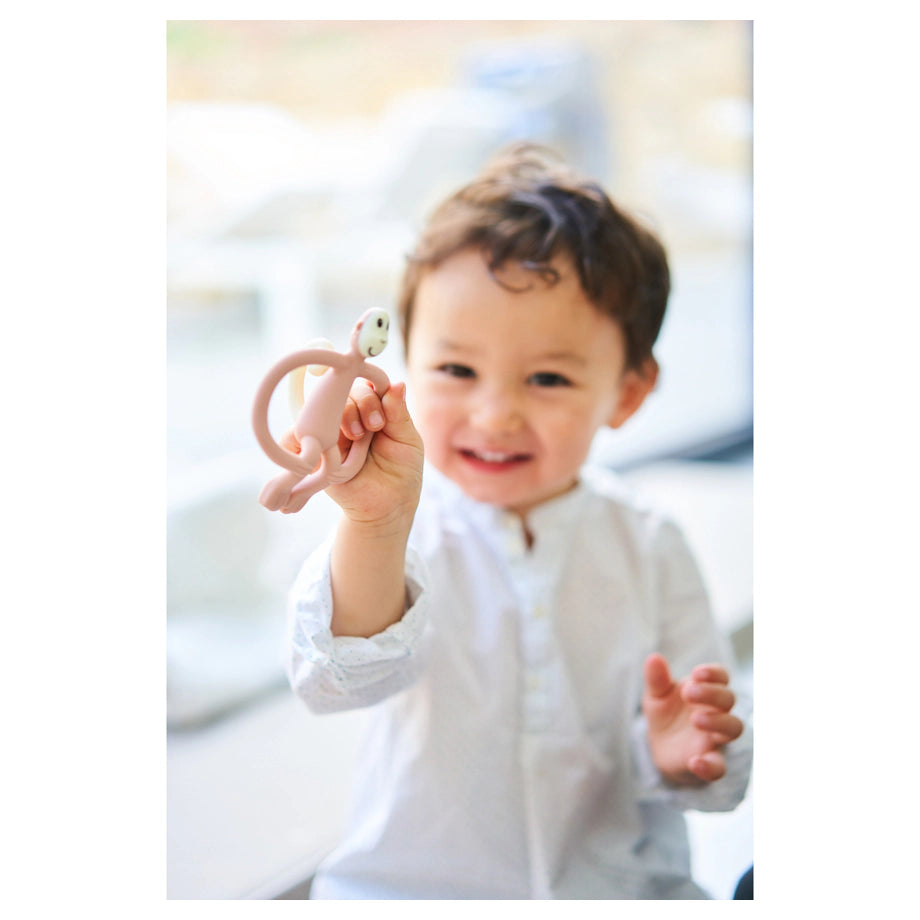 Matchstick Monkey Teething Toy (Dusty Pink) Matchstick Monkey Teething Toy (Dusty Pink)