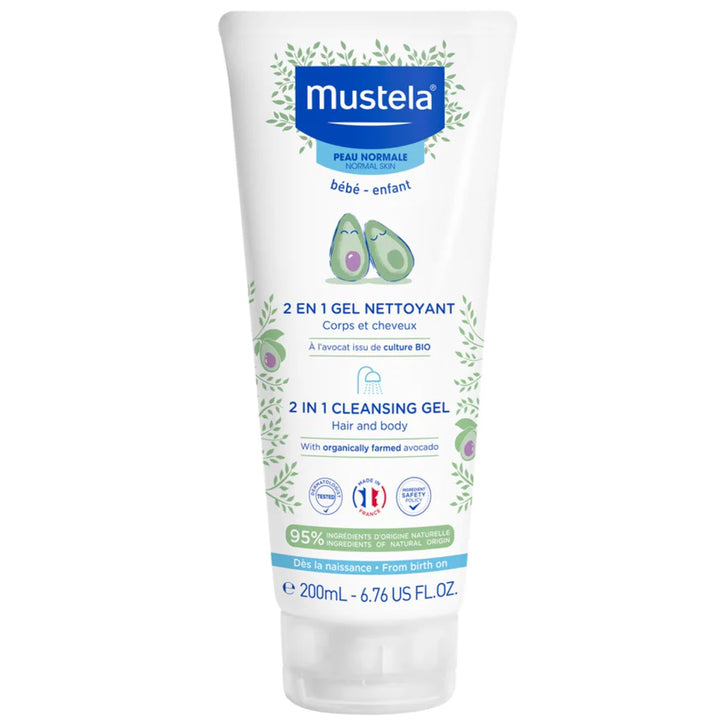 Mustela 2 In1 Hair & Body Cleansing Gel 200ml