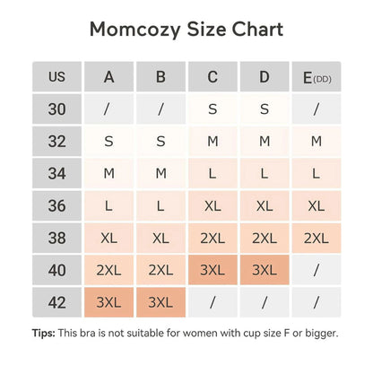 Momcozy Nursing Bra -Small (Beige)