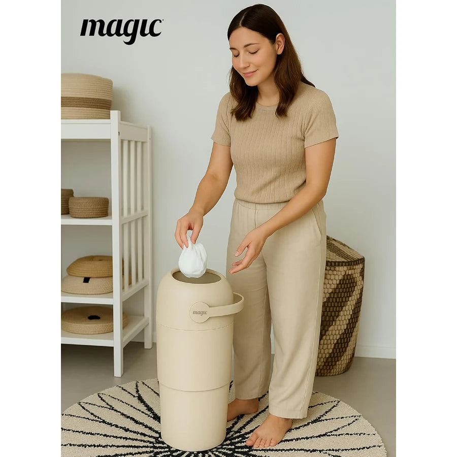 Magic Diaper Pail Thoth M (Beige) Magic Diaper Pail Thoth M (Beige)
