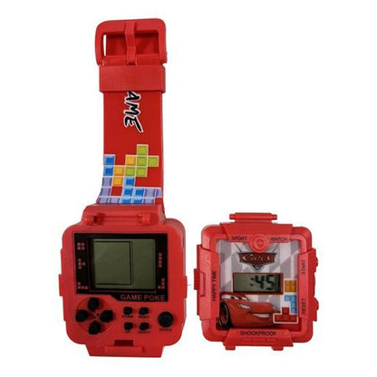 Disney 2-In-1 Digital LED Watch And Gaming Cars (Red)