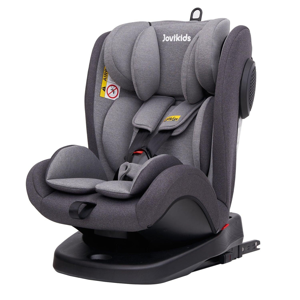 Jovikids Angela ISOFIX Rotating Carseat 360° Group 0/1/2/3 (Grey)