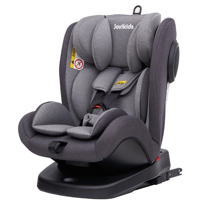 Jovikids Angela ISOFIX Rotating Carseat 360° Group 0/1/2/3 (Grey)