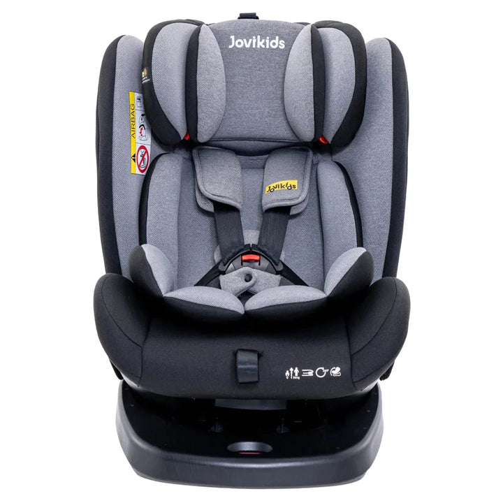 Jovikids Angel ISOFIX Rotating Carseat 360° Group 0/1/2/3 (Black)