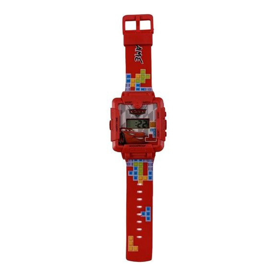 Disney 2-In-1 Digital LED Watch And Gaming Cars (Red)