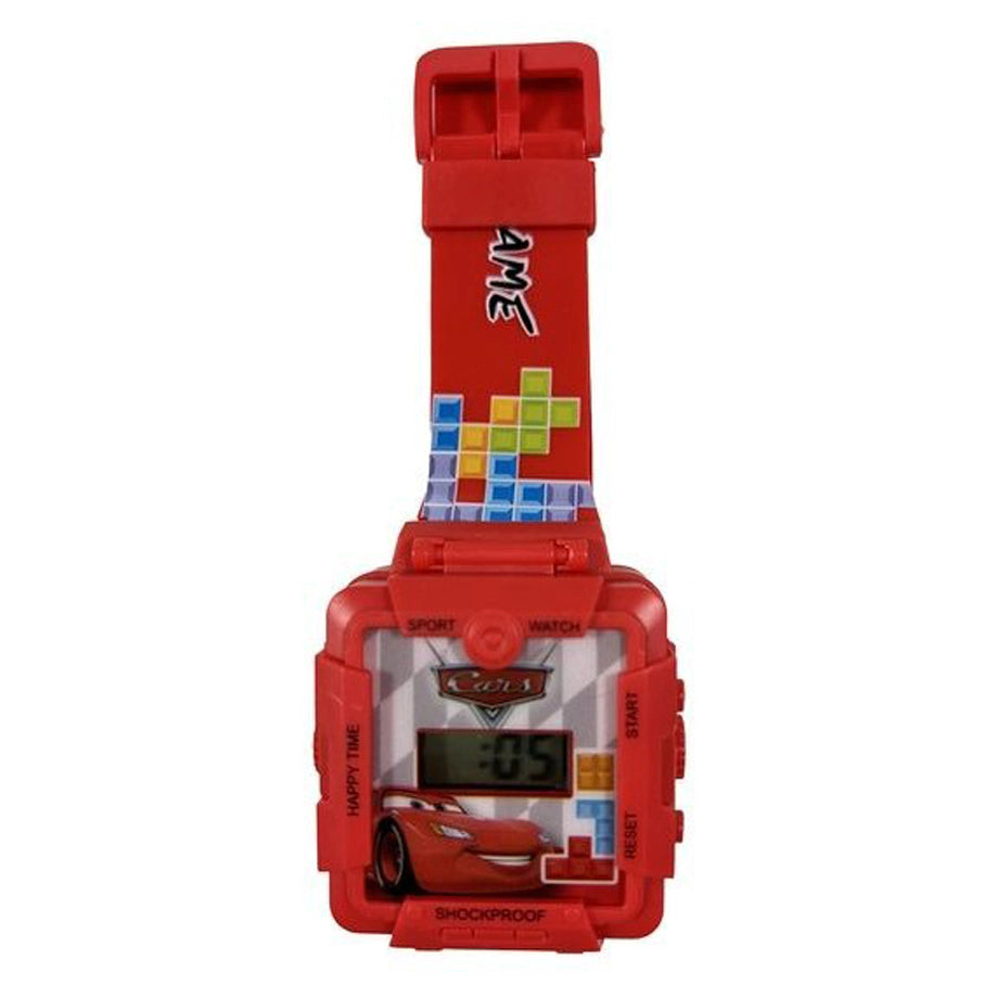 Disney 2-In-1 Digital LED Watch And Gaming Cars (Red)