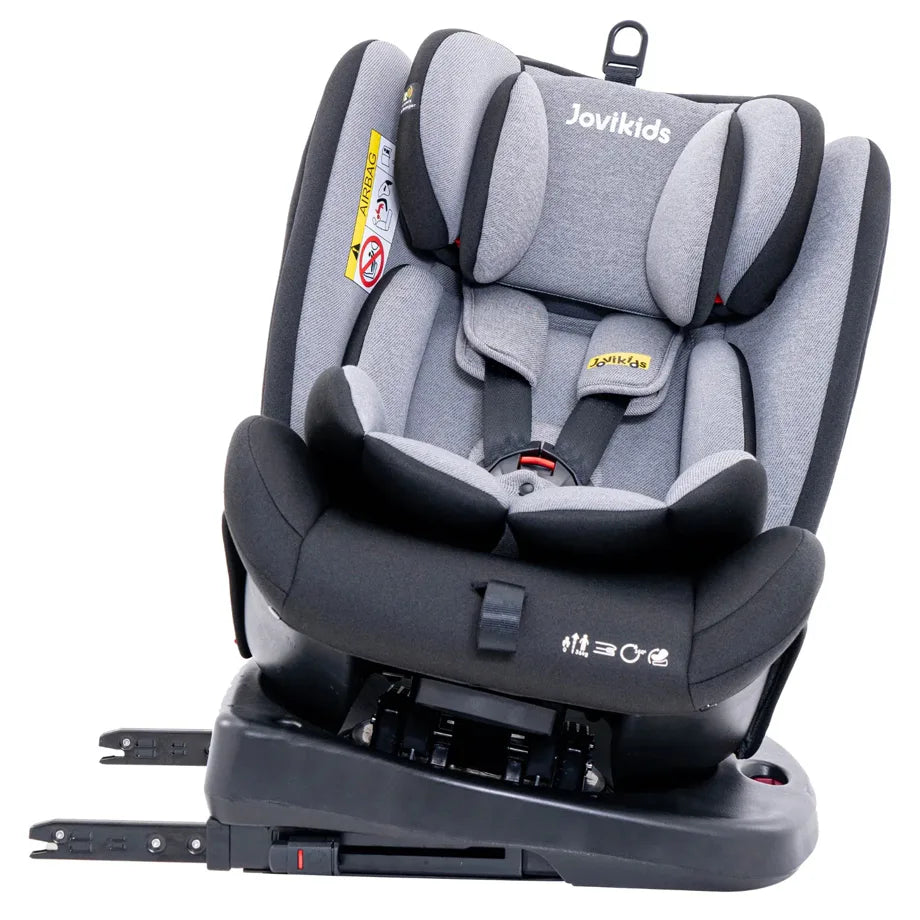 مقعد سيارة Jovikids Angel ISOFIX دوار 360° مجموعة 0/1/2/3 (أسود) مقعد سيارة Jovikids Angel ISOFIX دوار 360° مجموعة 0/1/2/3 (أسود)