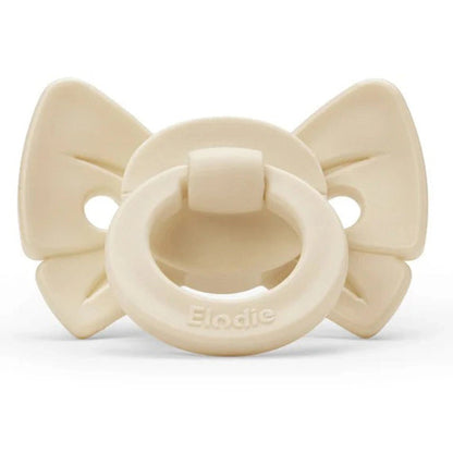 Elodie Details Pacifier Binky Bow (Oat White)