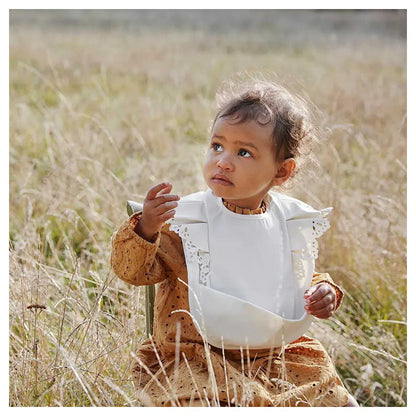 Elodie Details Baby Bib (Vanilla White)