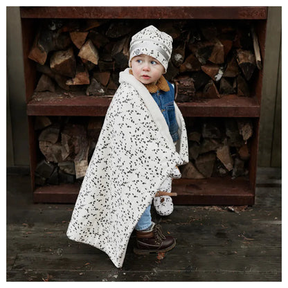 Elodie Details Pearl Velvet Blanket (Dalmatian Dots)