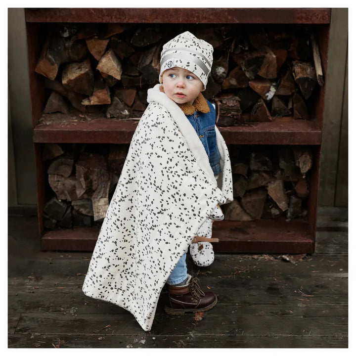 Elodie Details Pearl Velvet Blanket (Dalmatian Dots)
