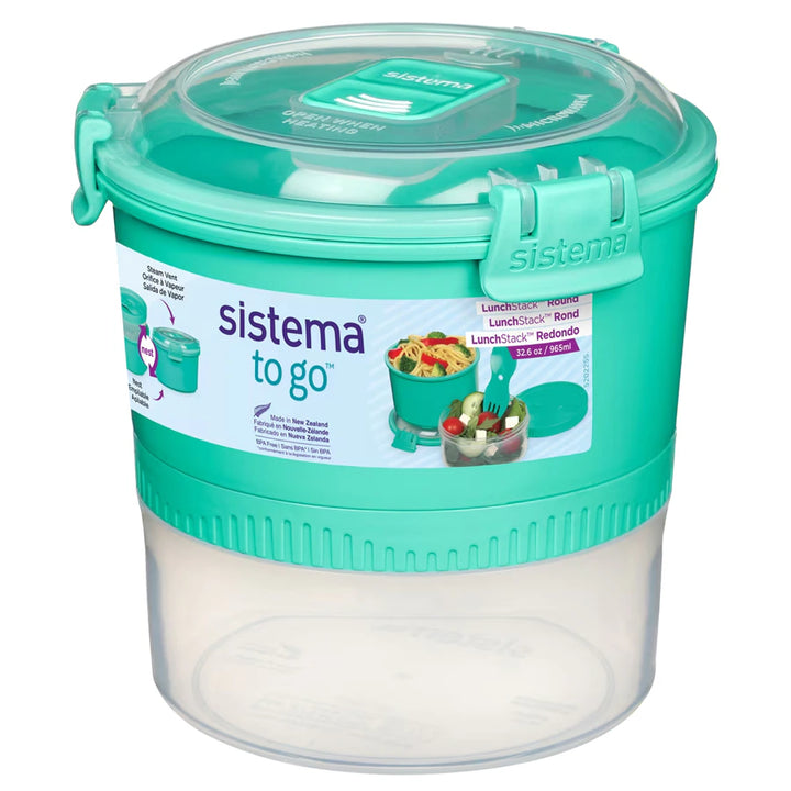 Sistema Lunch Stack To Go Round 965ml