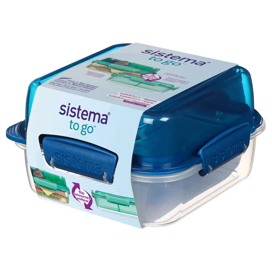 Sistema Lunch Stack Square To Go 1.24L