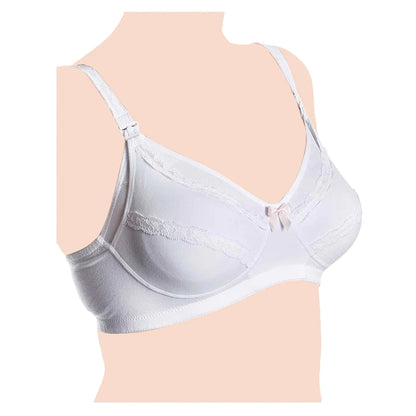 Chicco Nursing Bra in White Cotton