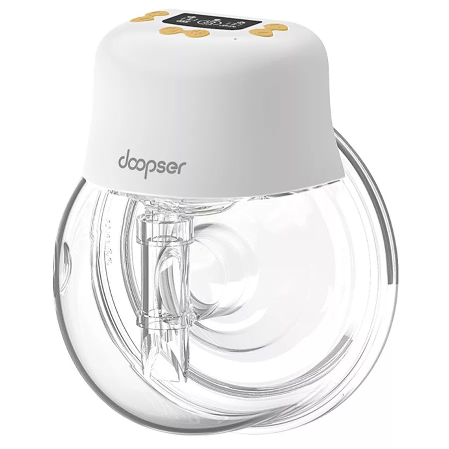 Doopser Electric Wearable Breast Pump Hands Free Rechargeable Single Milk Extractor