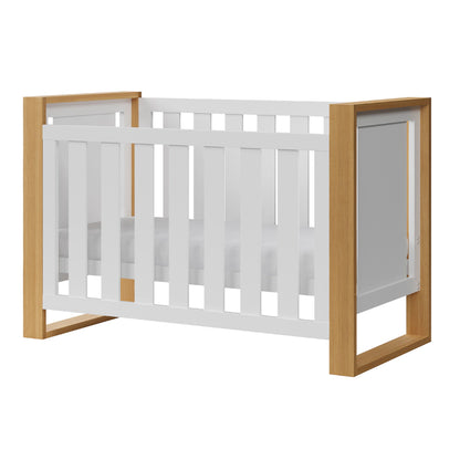 Babyhood Kaylula Malika Cot - Natural/White