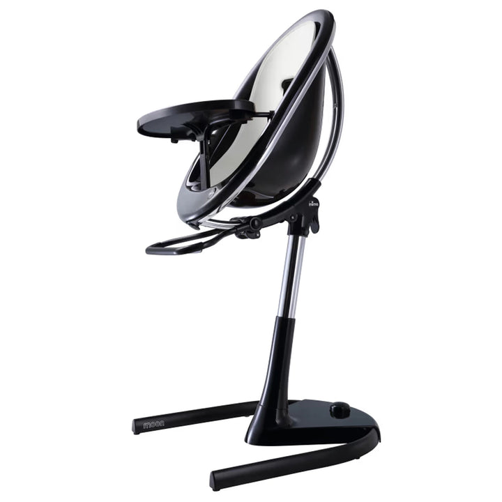 Mima Moon Highchair Full Set (Black/Snow White)
