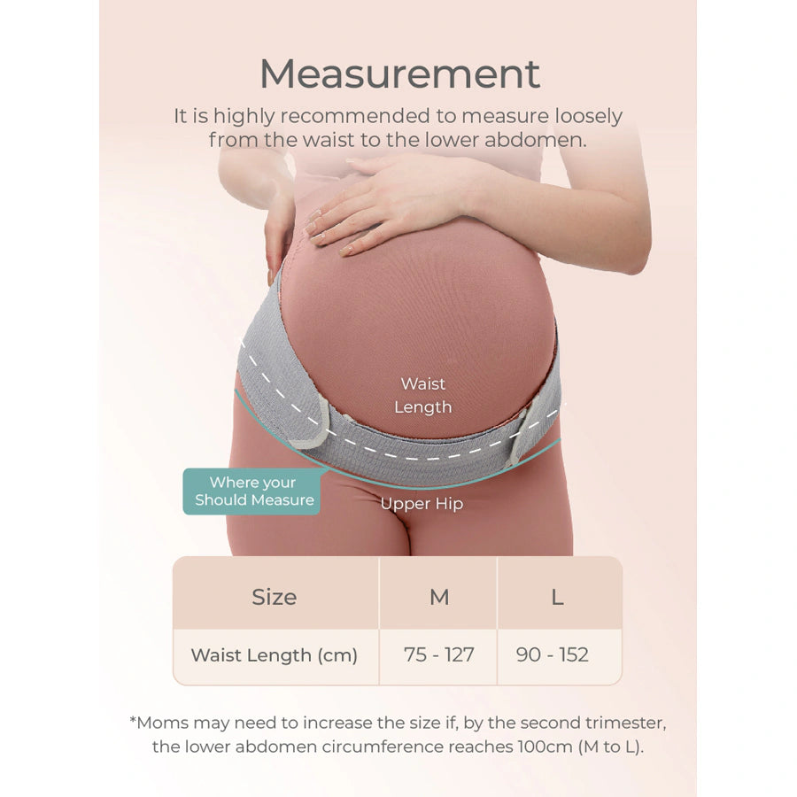 MOOIMOM Bamboo Maternity Support Belt (Grey) MOOIMOM Bamboo Maternity Support Belt (Grey)